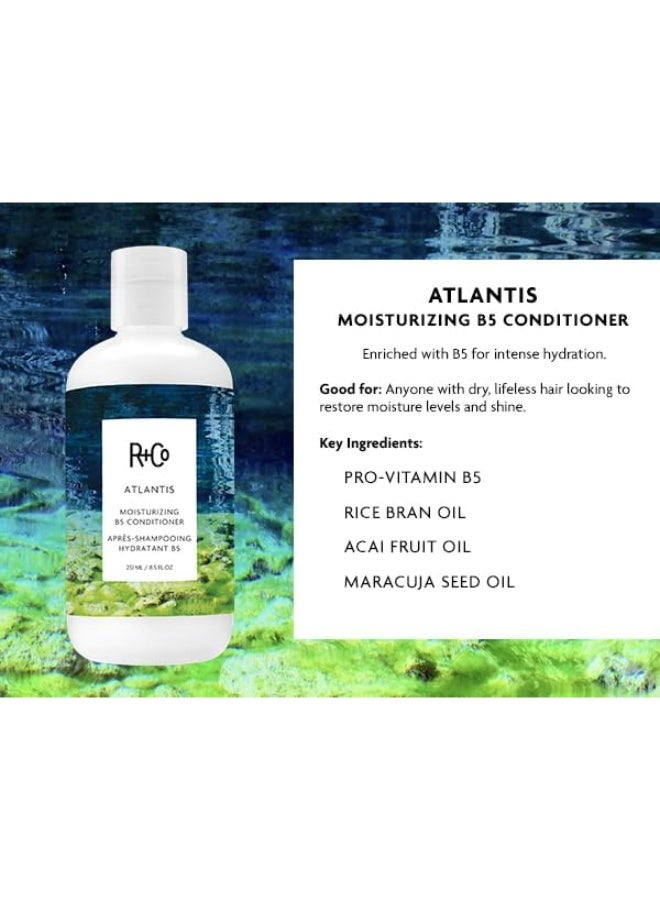 R+Co Atlantis Moisturizing B5 Shampoo & Conditioner Set | Deep Hydration & Repair for Dry Hair | Vegan + Cruelty-Free | 8.5oz (Pack of 2) - Image 4