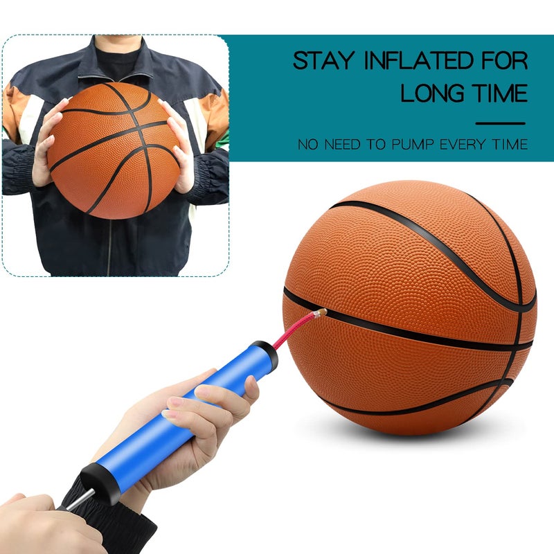 jiaonun 12 Pack 29.5" Official Size 7 Basketball Balls Inflatable with Pump for Men for Outdoor, Indoor or Trainingï¼ŒMens Adult Basketball (Orange) - Image 4