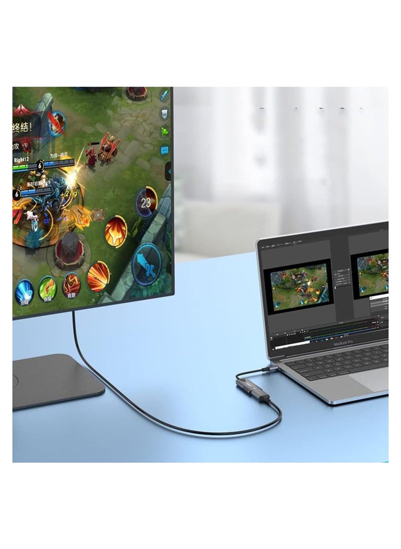 SYOSI - Audio Video Capture Card Video Capture Card 4K HDMI Video Capture Device 1080P HD 30fps Live and Record Video Audio Grabber for Gaming Streaming Teaching Video Conference - Image 1