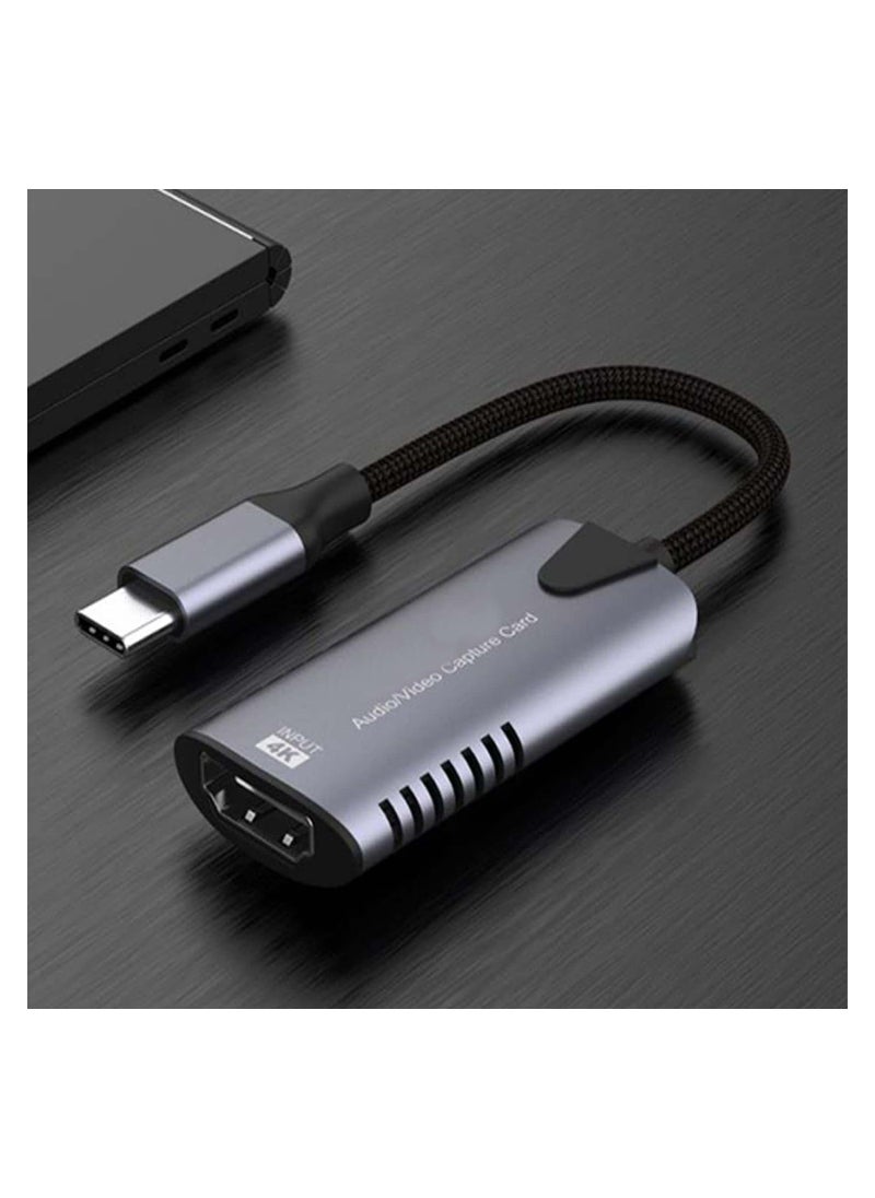 SYOSI - Audio Video Capture Card Video Capture Card 4K HDMI Video Capture Device 1080P HD 30fps Live and Record Video Audio Grabber for Gaming Streaming Teaching Video Conference - Image 1