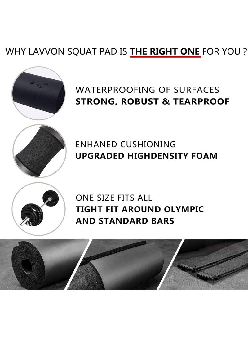 كوينج وسادة باربيل كويينج، وسادة باربيل رغوية للجلوس، وسادة للقفزات والضغط على الورك-وسادة باربيل أولمبية قياسية-توفر وسادة للرقبة والكتفين أثناء التدريب - Image 2