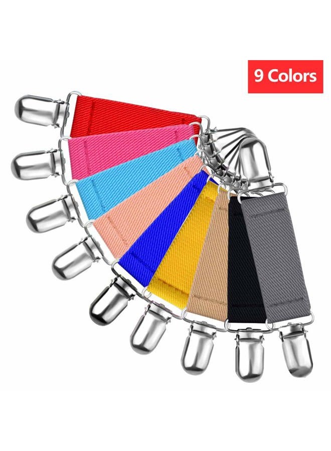 Tayfremn 18 Pieces Winter Mitten Clips Kids Glove Clips Elastic Mitten Clips Stainless Steel Glove Mitten Clips Small Short Mitten Clips Strong Metal Mitten Glove Clips for Kids Baby Toddler Children Adults - Image 3