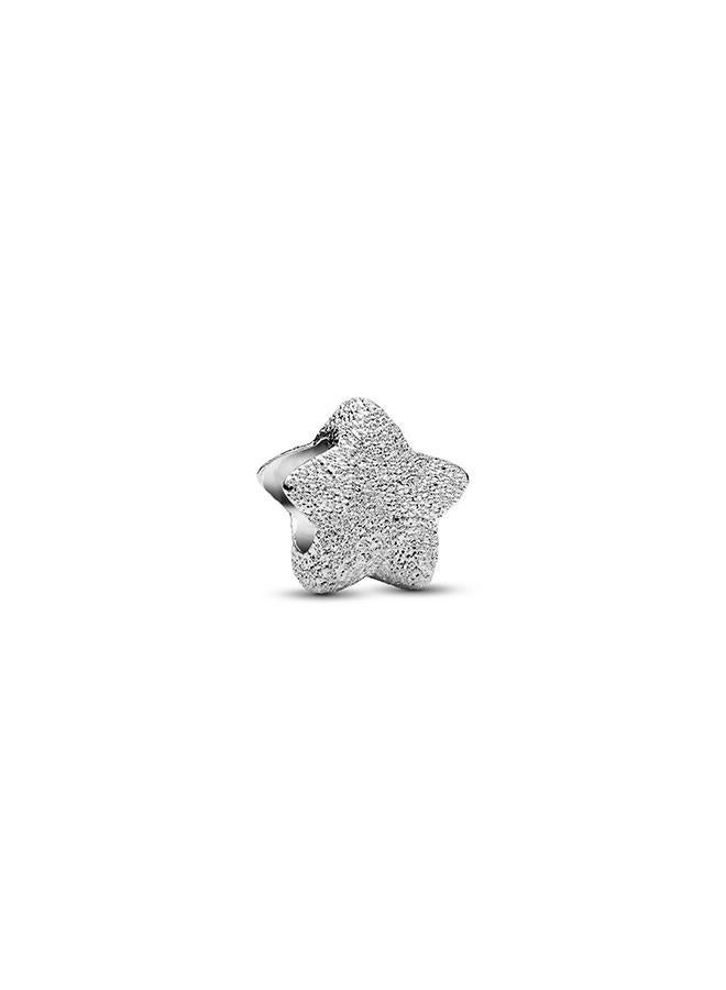 PANDORA Textured Star Mini Charm - Image 1