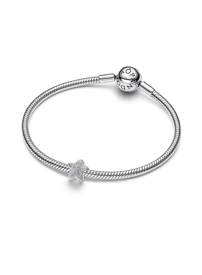 PANDORA Textured Star Mini Charm - Image 3
