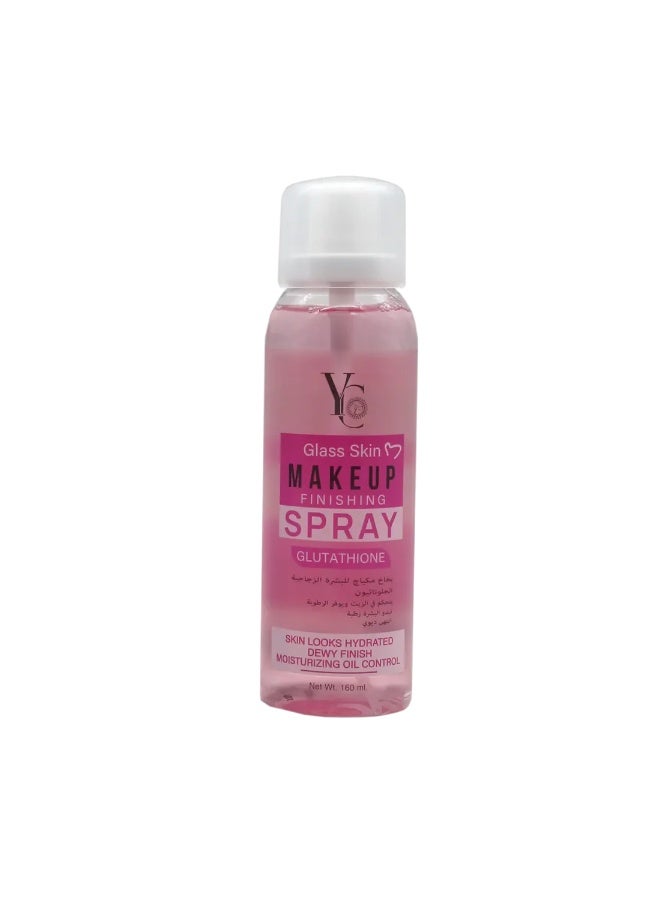 YC Glass Skin Makeup Finishing Spray with Glutathione, 160ml - Image 1