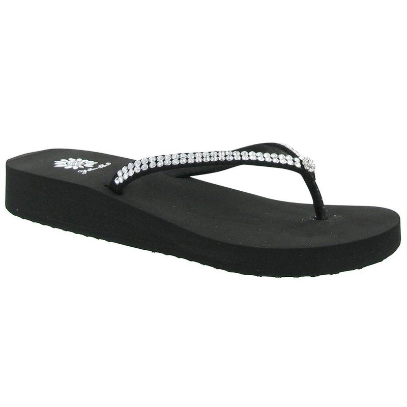 Yellow Box Womens Jello Sandal Black 10 M US