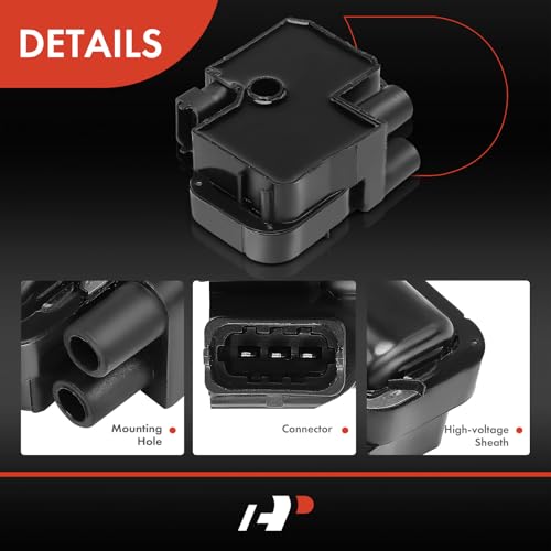 A-Premium Engine Ignition Coil Pack Compatible with Mercedes-Benz E430 E500, CL500 C43 C55 AMG, G500 G55 AMG, ML500 ML55 AMG, R500, S430 S500 & More, Replace# 0001587303, UF-359, 8-PC Set - Image 5