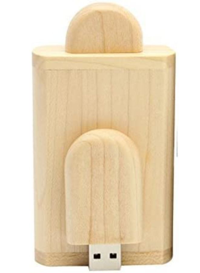 AROAQ 64GB Maple Wood 3.0 USB Flash Drive with Wooden Box U Disk Memory Stick Pen Drive - Image 5