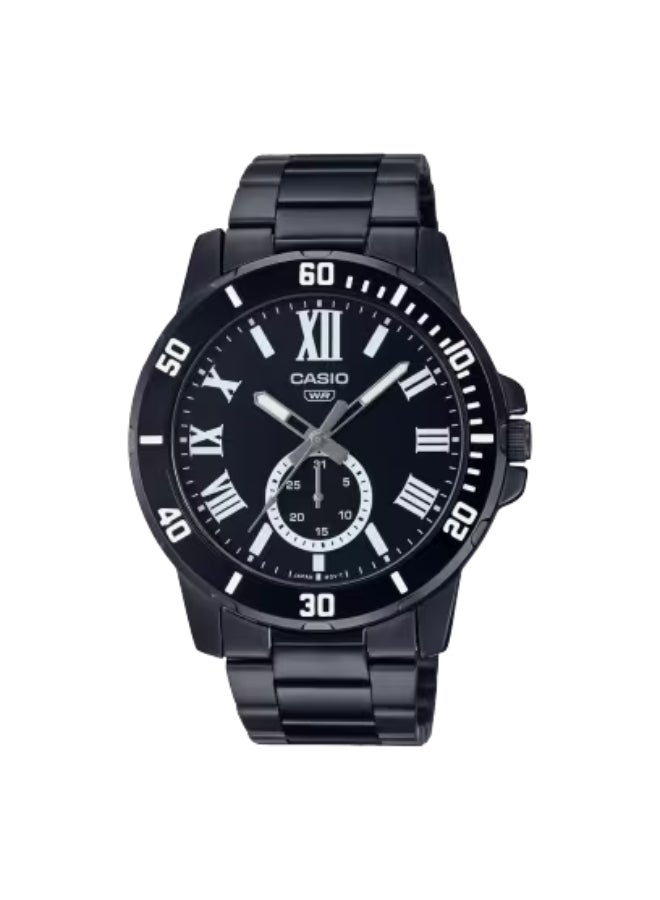 CASIO Men's Stainless Steel Analog Watch MTP-VD200B-1BUDF - 45 mm - Image 1