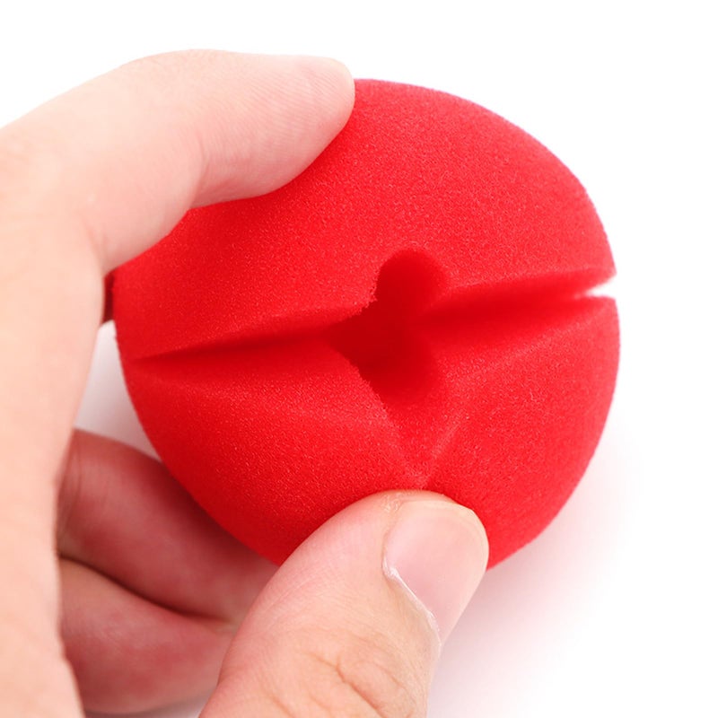 Dancepanda Red Clown Nose, Clown Noses for Kids Adult Accessories(5 PCS,1.9 Inch) - Image 3