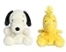 Aurora Peanuts Palm Pal 2 Piece Plush Bundle Snoopy and Woodstock 5 inches - Image 2
