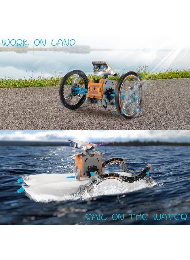 KIDWILL 14-in-1 Solar Robot Kit for Kids, Stem Projects for Kids Age 8-12, Educational STEM Science Toy, DIY Solar Power Building Kit, Robotic Set Toys Gift for Boys Girls 8 9 10 11 12 Years Old - Image 4