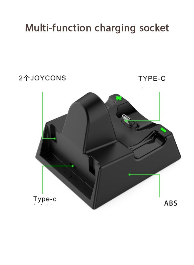 كيلا محطة الإرساء لـ Nintendo Switch/Switch OLED، قاعدة شحن تلفزيون بونكور، شاحن محول محمول مع USB 3.0 لقاعدة نينتندو سويتش (بدون أسلاك) - Image 2