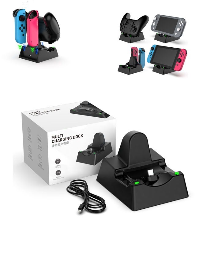 كيلا محطة الإرساء لـ Nintendo Switch/Switch OLED، قاعدة شحن تلفزيون بونكور، شاحن محول محمول مع USB 3.0 لقاعدة نينتندو سويتش (بدون أسلاك) - Image 1