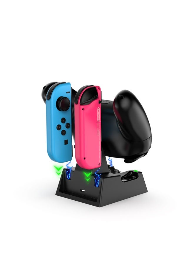 كيلا محطة الإرساء لـ Nintendo Switch/Switch OLED، قاعدة شحن تلفزيون بونكور، شاحن محول محمول مع USB 3.0 لقاعدة نينتندو سويتش (بدون أسلاك) - Image 3