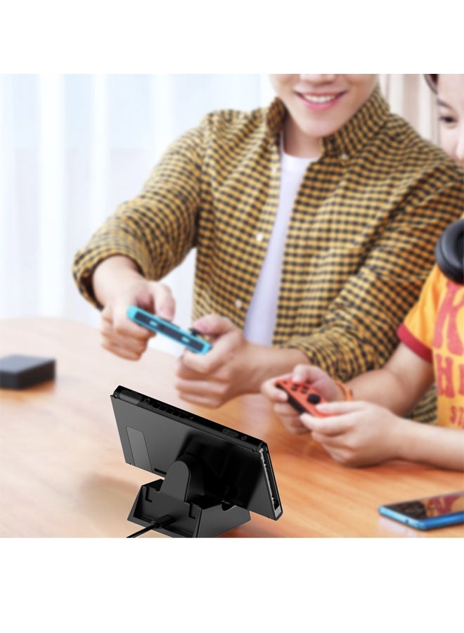 كيلا محطة الإرساء لـ Nintendo Switch/Switch OLED، قاعدة شحن تلفزيون بونكور، شاحن محول محمول مع USB 3.0 لقاعدة نينتندو سويتش (بدون أسلاك) - Image 5