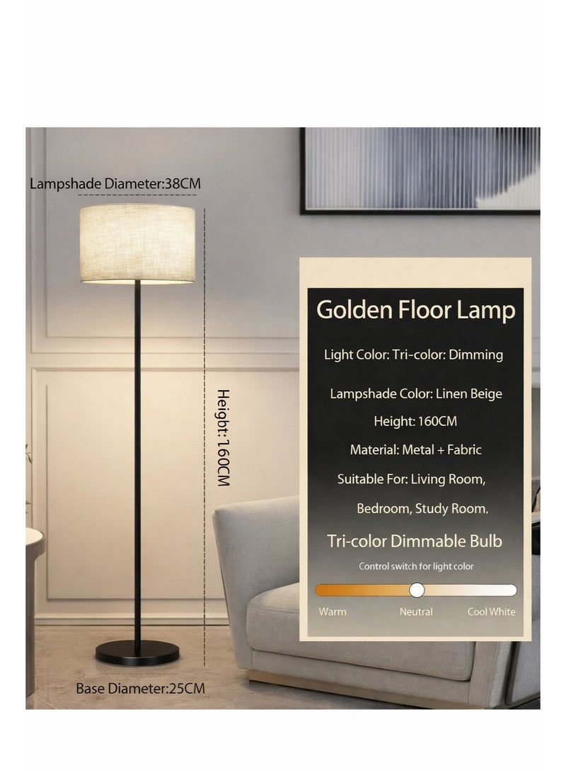 Fullight Modern Floor Lamp with Remote & App Control, Stepless Dimming & Adjustable Color Temperature, 12W LED, Stable Base, 148×30 cm, Ideal for Living Room, Bedroom, and Office - Image 4