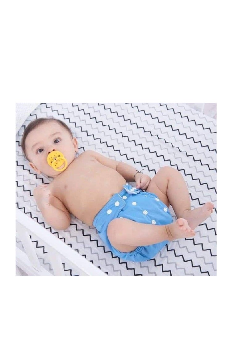 Generic 5 diapers  Pampers alternative  adjustable and reusable cloth diapers multicolour  - Image 2