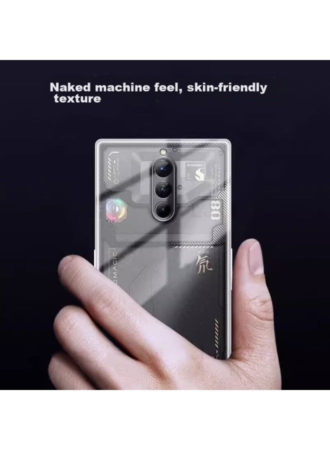 Kmaxai غطاء لهاتف Nubia Red Magic 8s Pro/pro+/8pro/8pro+، غطاء واقي فائق النحافة، حماية كاملة للعدسة، مقاوم للصدمات، هيكل ناعم شفاف من TPU، شفاف - Image 4