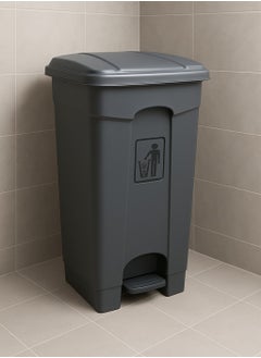 Trash Can, Trash Can, Waste Bin, Trash Can, Garbage Pail, Kitchen and Outdoor Garden Large Size with Pedal Door Opener Garbage Waste 87 L