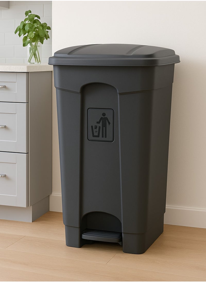ALMUFARREJ - Trash Can, Trash Can, Waste Bin, Trash Can, Garbage Pail, Kitchen and Outdoor Garden Large Size with Pedal Door Opener Garbage Waste 87 L - Image 1