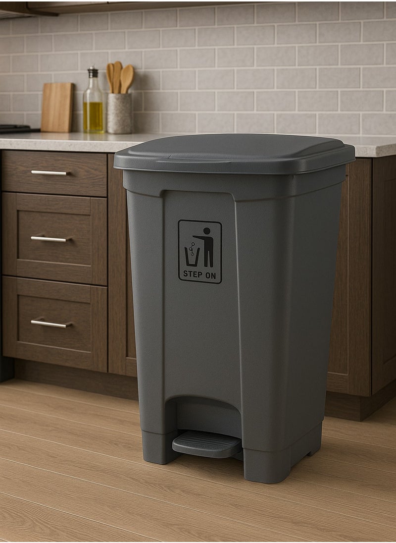 ALMUFARREJ - Trash Can, Trash Can, Waste Bin, Trash Can, Garbage Pail, Kitchen and Outdoor Garden Large Size with Pedal Door Opener Garbage Waste 87 L - Image 1