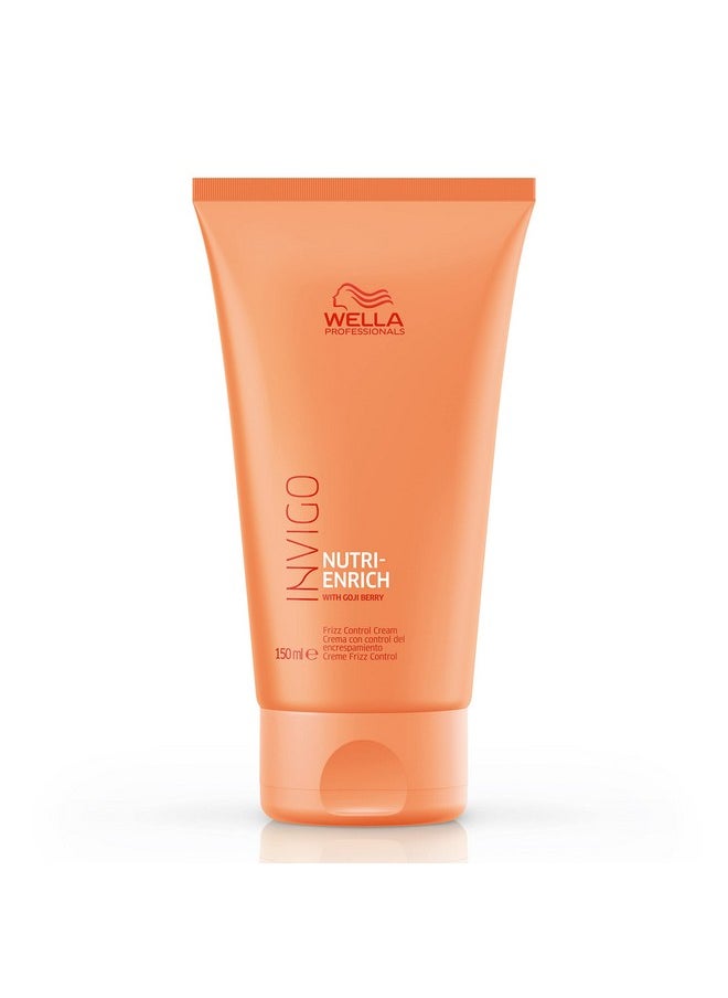 Wella Professionals Invigo Nutrienrich Frizz Control Cream Deeply Nourishing For Dry & Damaged Hair 5.07 Oz  - Image 1