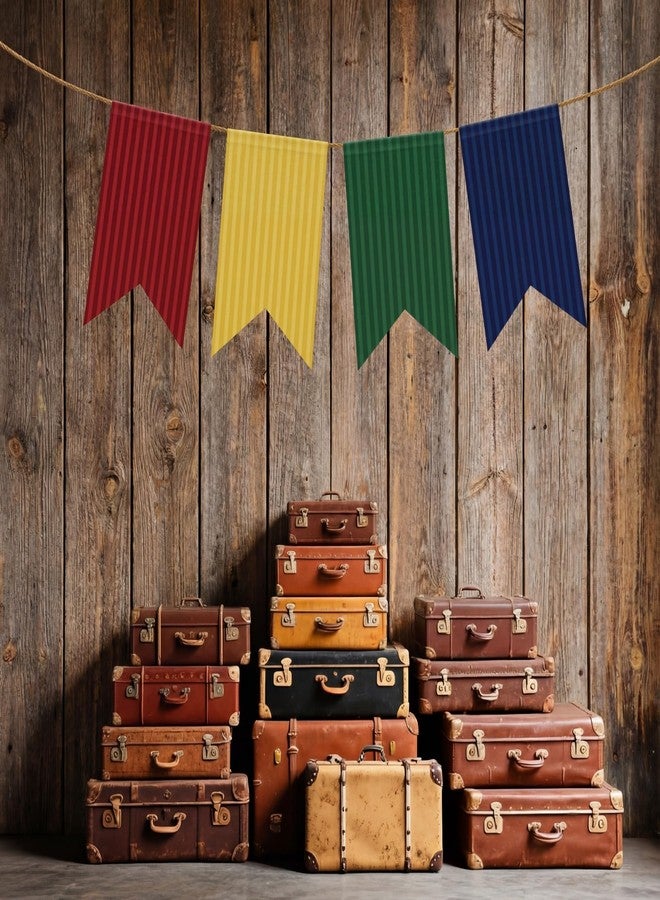 Tiamon Wizard Decorations Magical Banner Flag Set 12 x 20 Inch Set of 4 Oxford Cloth Hanging Banners Flag for Wizard Magical Witch Birthday Party Backdrop Photography Decorations Supplies - Image 4