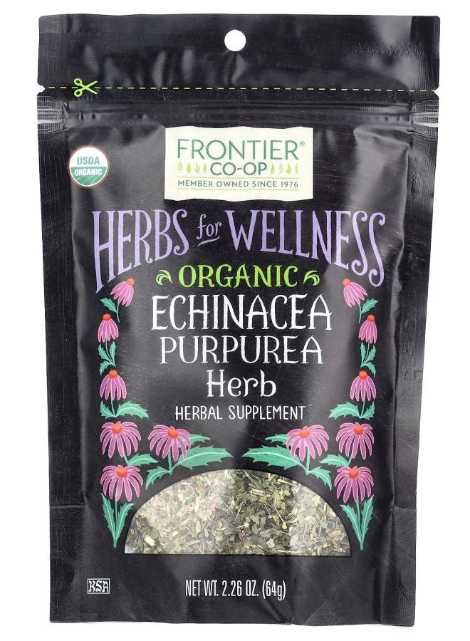 Frontier Co-op Organic Echinacea Purpurea Herb 2.26 oz (64 g) 