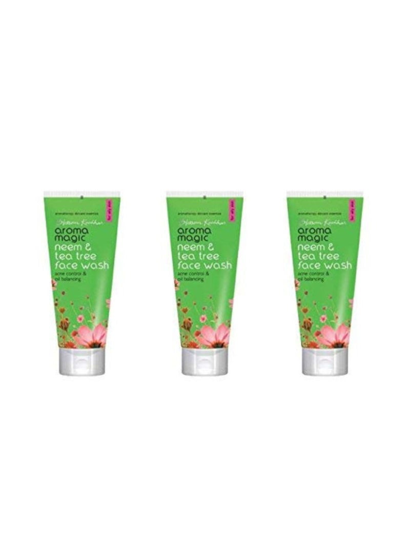 Aroma Magic Aroma Magic Neem Tea Tree Face Wash 100X3ml  - Image 1