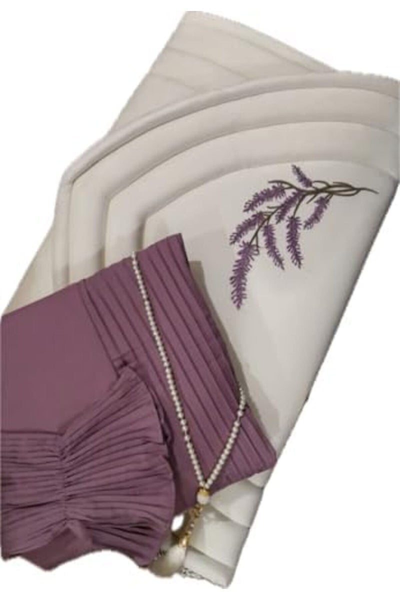 general Exclusive Lavender Collection, Prayer Rug with Prayer Dress, Purple - Image 2