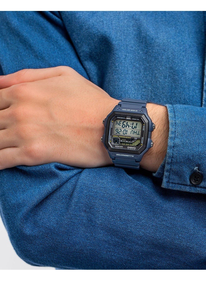 CASIO Resin Digital Wrist Watch WS-1600H-2AVDF - Image 2