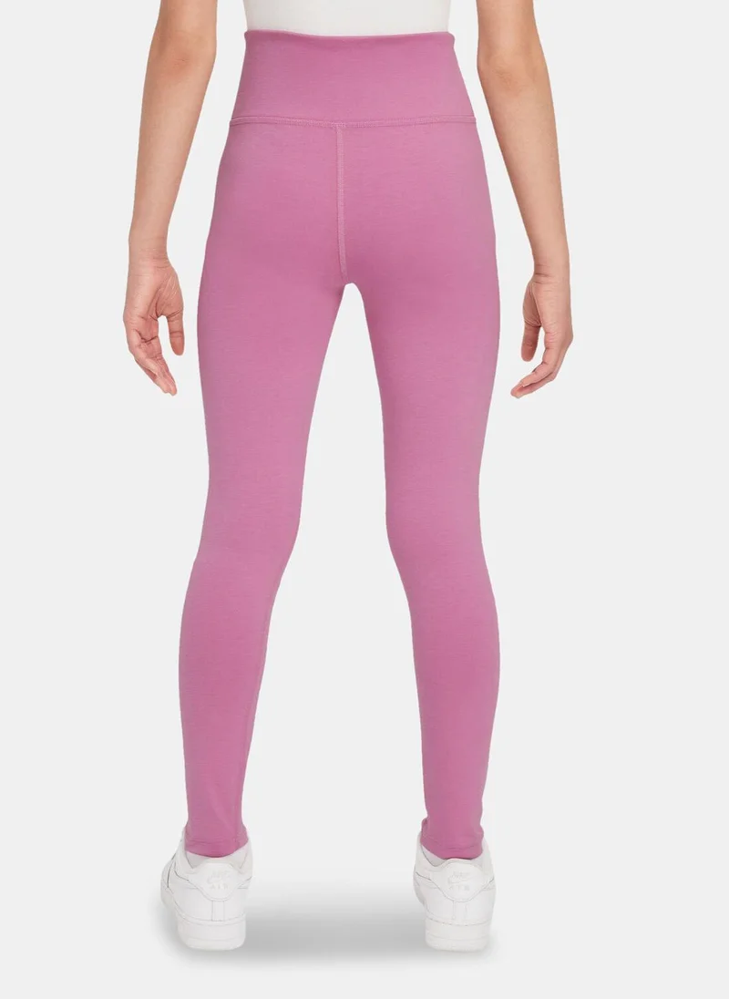 Nike Kids' Sportswear Classic High-Waisted Leggings