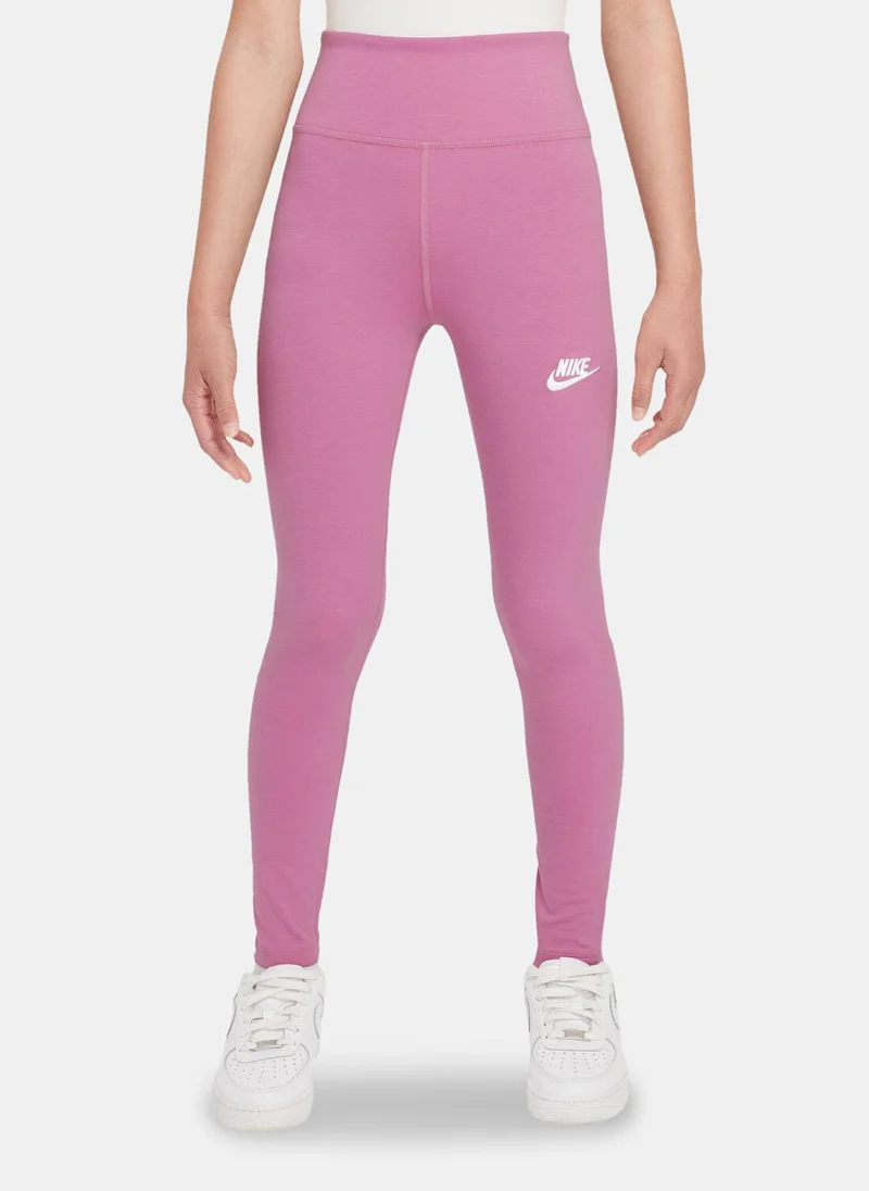 Nike Kids' Sportswear Classic High-Waisted Leggings