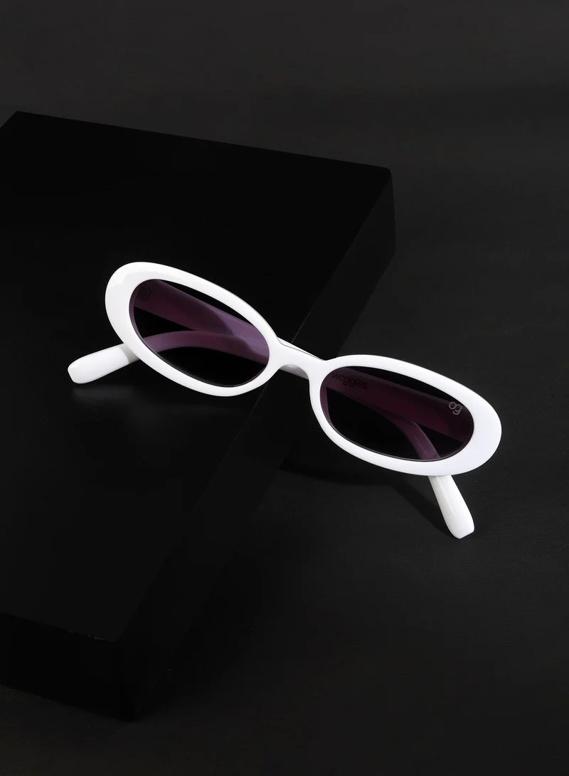 Woggles Unisex Oval Sunglasses| 100% UV Protection| Men &amp; Women