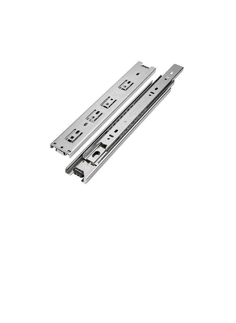 Steel Ball Bearing Drawer Runner Cabinet Rail For Computer Table Clothing Cabinets 14 inch  - Image 1