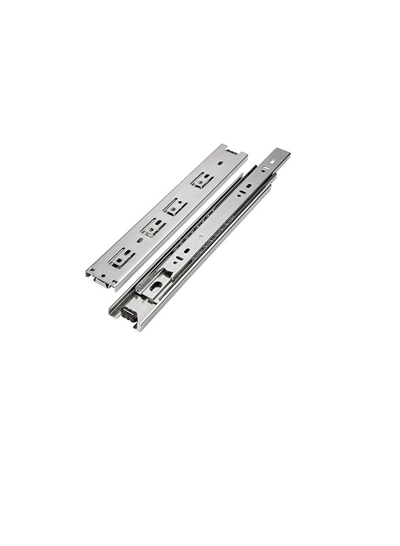 Steel Ball Bearing Drawer Runner Cabinet Rail For Computer Table Clothing Cabinets 14 inch  - Image 3