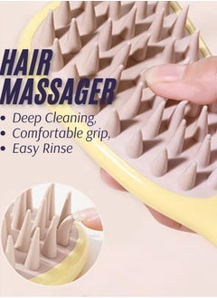 Hair Massager Shampoo Brush with Handle Hair Scalp Massager Brush with Soft Bristles Scalp Scrubber Dandruff Brush for Scalp Care and Hair Growth Shower Hair Scalp Scrubber Comb - pzsku/Z08D343833E33D9B400DEZ/45/_/1730548824/2397d2c1-75cd-4b98-abf0-4e89a110d421