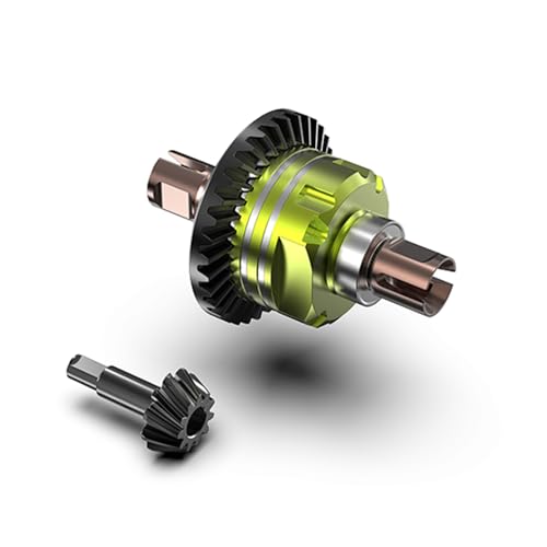 CROBOLL R11140 Upgraded Aluminum Differential with 34T CNC Gear S2 Alloy Steel Cup and 11T CNC Input Gear for RC Car Spare Parts RC Truck for RZ001 and XTSF10 - Image 1