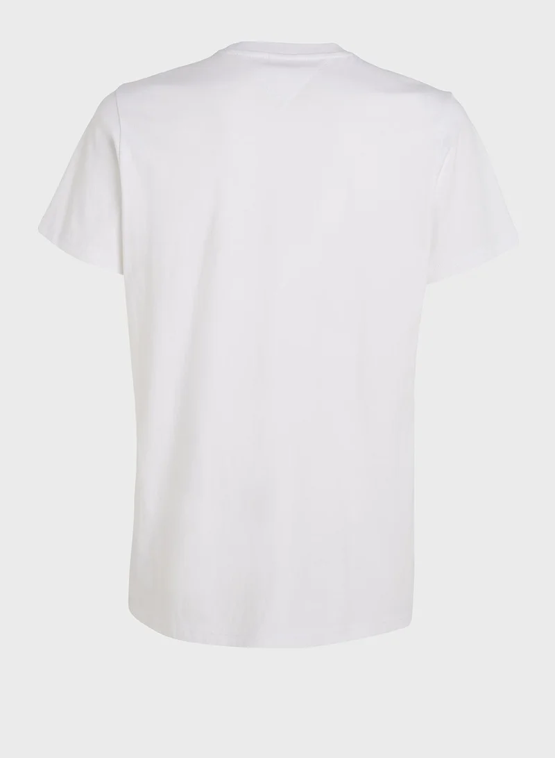 TOMMY JEANS Logo Crew Neck T-Shirt