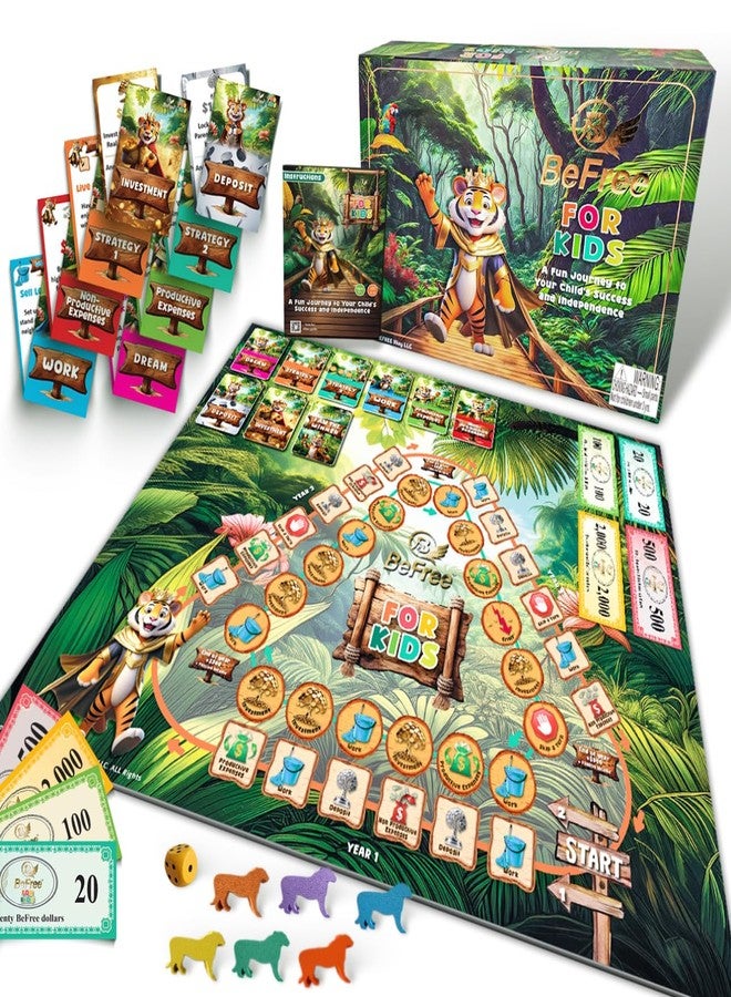 beFree BeFree for KIDS - Fun Money & Financial Literacy Board Game ...