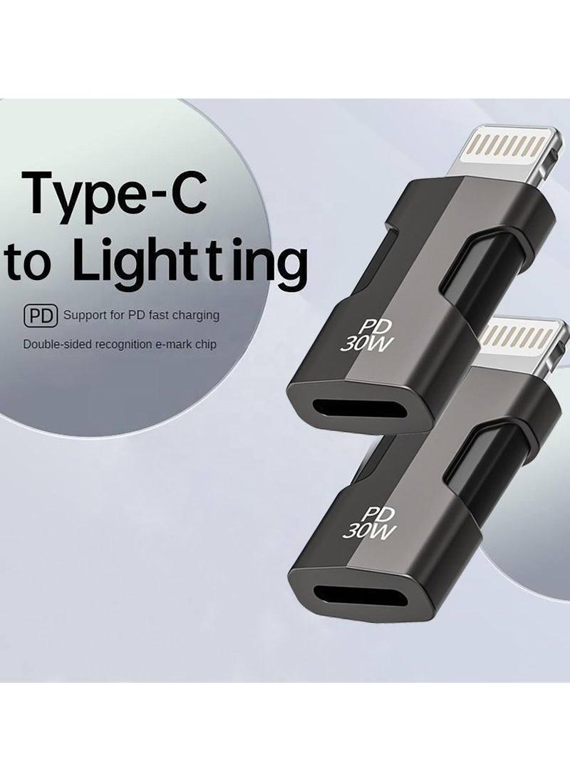 CMGTYYD - Type C to USB Adapter, USB Type C Female to Lightning Male Adapter, Compatible with cellphone, iPad, Computer, Ntebook, Laptop and more Type C devices - Image 1