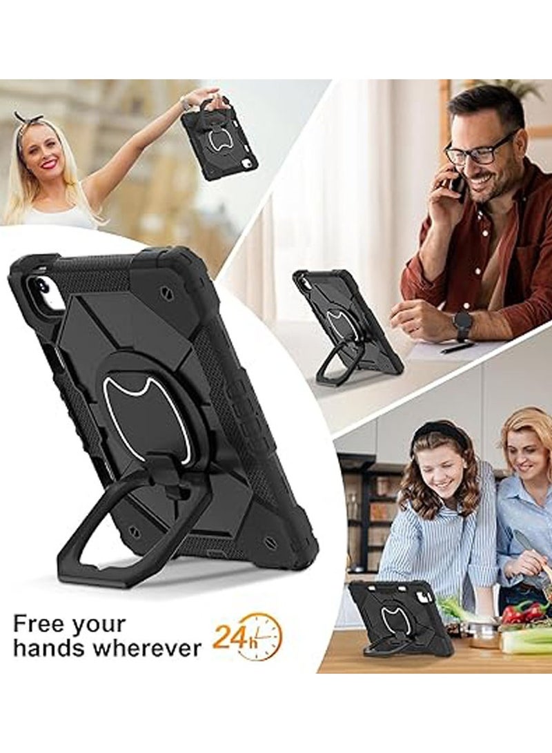 general Strap Kids Case Compatible with iPad Air 13 Inch (M2) 2024, Portable Rotating Silicone PC Stand Shell For iPad Air 13 - Image 3