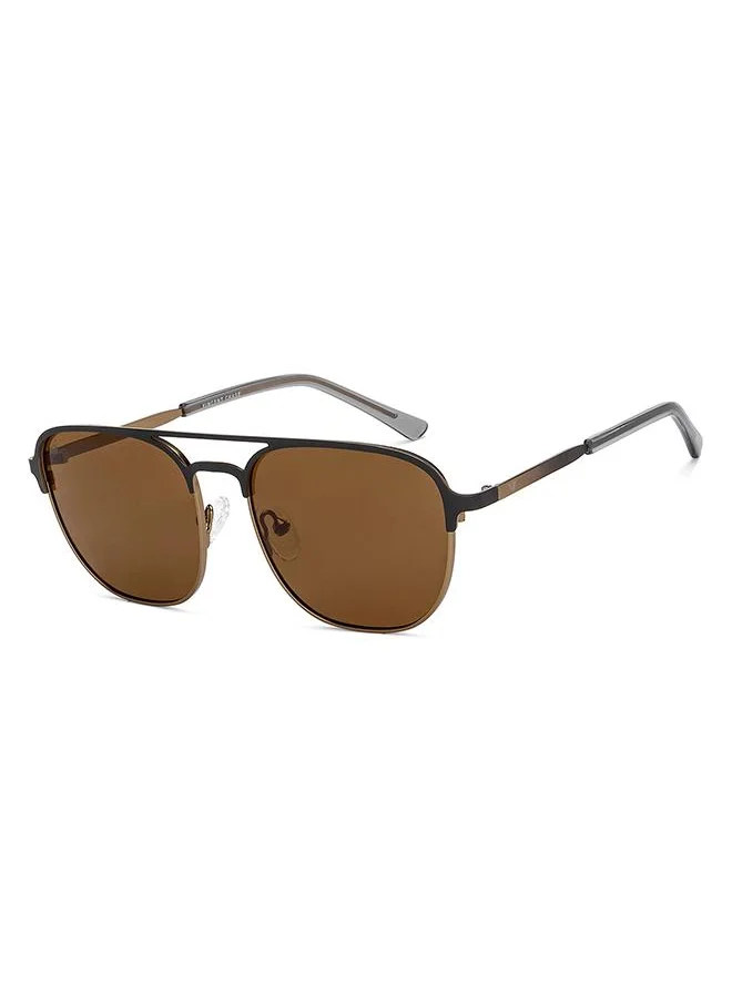 فينسينت تشيس Full Rim Rectangular Future Classics Branded Latest And Stylish Sunglasses Polarized And 100% UV Protected Unisex Small VC S16553