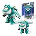 Super Wings Transformable Toys 2 in Tino Robot Transforming Action Figures 2in1 Mode Robot Transform Toys for Boys Girls 46 68 Fun Plane Toys for Boys Toddlers Kids Age 3 4 5 6 7 8 - Image 2