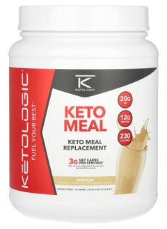 Ketologic KetoMeal Meal Replacement Vanilla 1.8 lb (816 g) 
