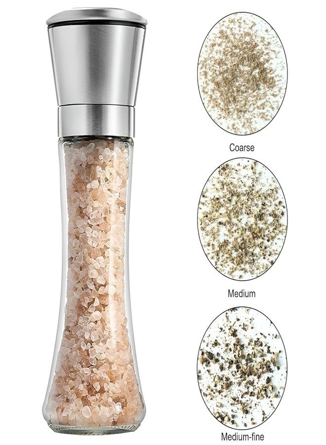 Shulabh creative 2-in-1 Salt and Pepper Grinder/Crusher with Adjustable Coarseness - Stainless Steel Mill Shaker for Perfect Seasoning - 1 Piece - Image 2