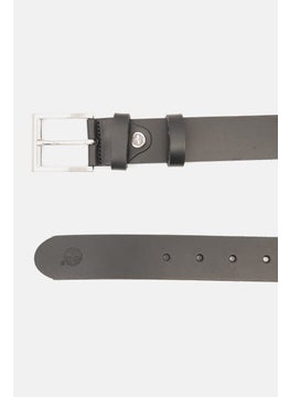 Timberland Men Leather Belt, Black  - Image 2