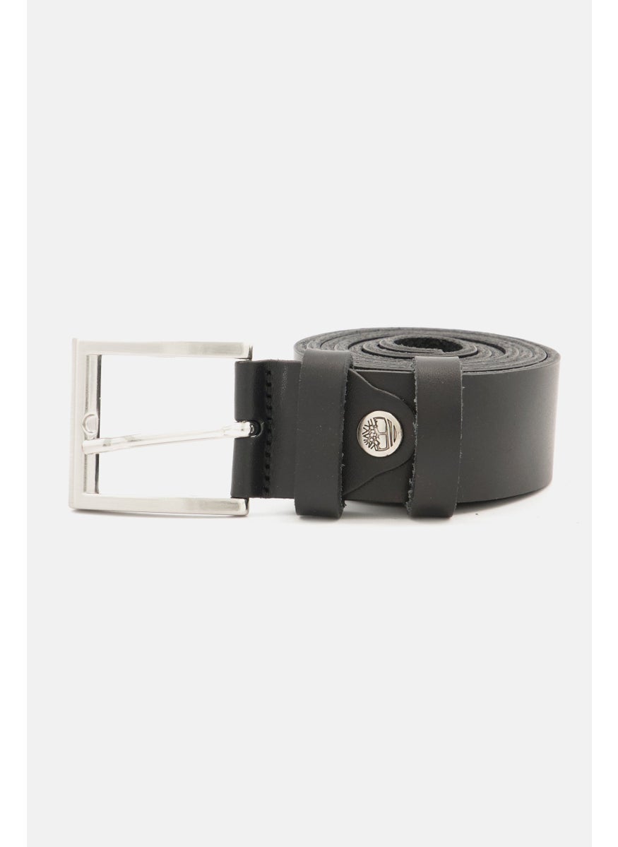 Timberland Men Leather Belt, Black  - Image 1