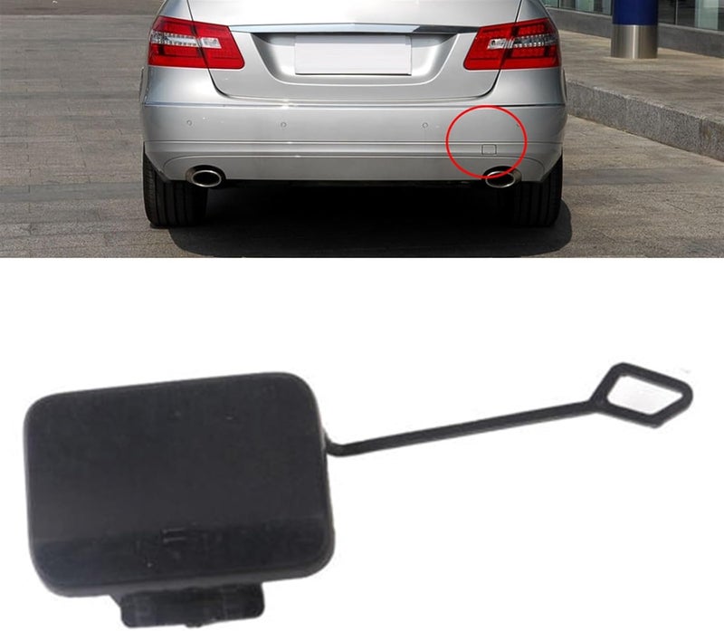 QASULER Rear Bumper Tow Hook Cover for E-Class W212 - Image 5